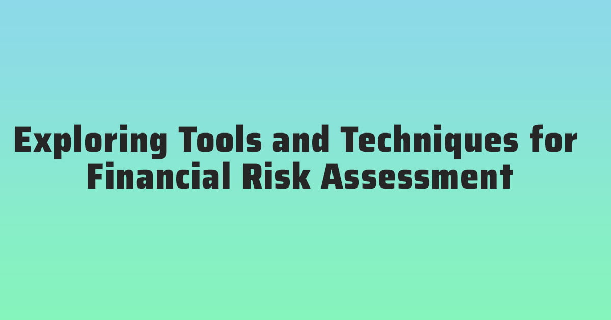 Exploring Tools and Techniques for Financial Risk Assessment