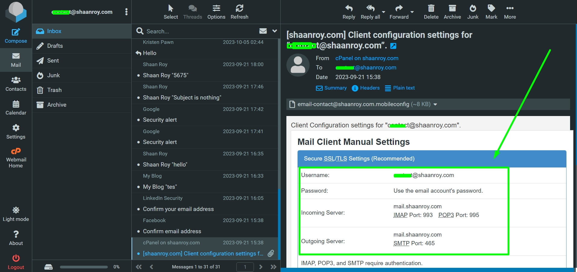 How to Set Up SMTP in WordPress with Roundcube Mail SMTP Without Any Plugin