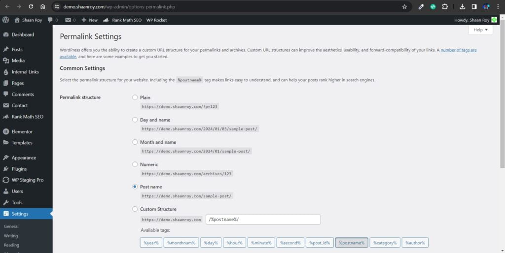 Fixing Permalink Structure Issues on WordPress